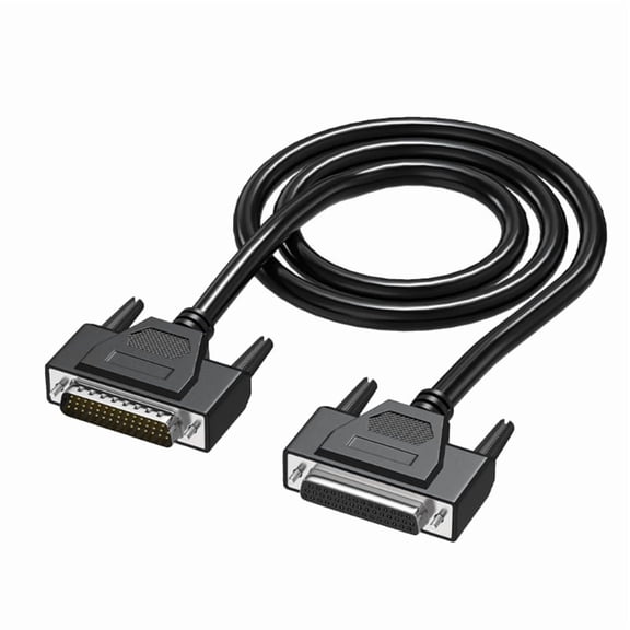 DB44 Male to Female/Male Extension Cable, CNC Programmer Data Wire with Gold Plated Pins