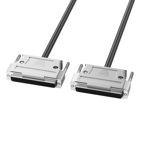 DB62 Male To Female Serial Port Cable Fast Speed SCSI Data Cord For Industrial And Computer Applications
