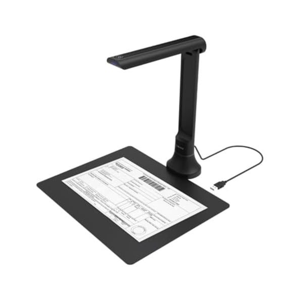 DB8401 16MP Document Camera Scanner: Portable USB Camera for Laptop/Desktop A4 Scanning OCR TTS Technology Barcode Recognition Deskewing Foldable Arm Windows macOS Compatible