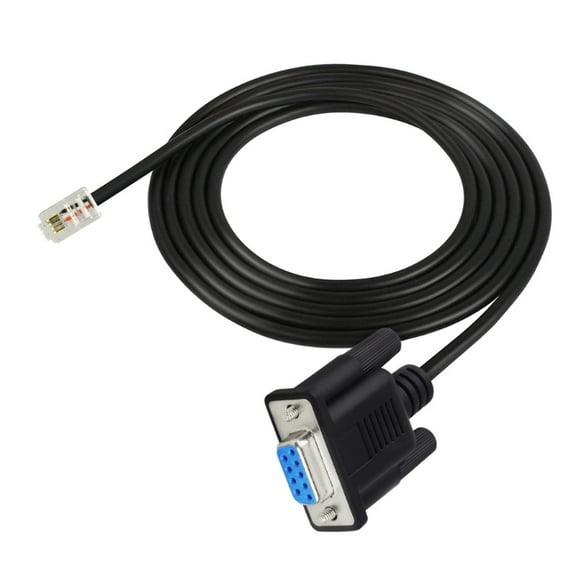 DB9 9 Pin to RJ9 4P4C Console Cable for Routers Switches Firewall 180CM RS232 Serial Adapter Cord
