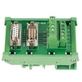 thumbnail image 1 of DB9 DIN Rail Interface Module, Male/Female Connector, Terminal Block, 35mm C45 Rail Compatible, 1 of 6