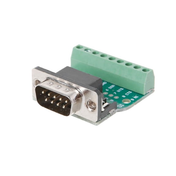 DB9 Male/Female D-SUB Adapter Plate Connector RS232 Serial To Terminal Board Sig