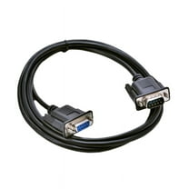DB9 Pin Female to DB9 Male RS232 Connector Line DB9 Serial Port Programming Cable for Serial Data Transfer
