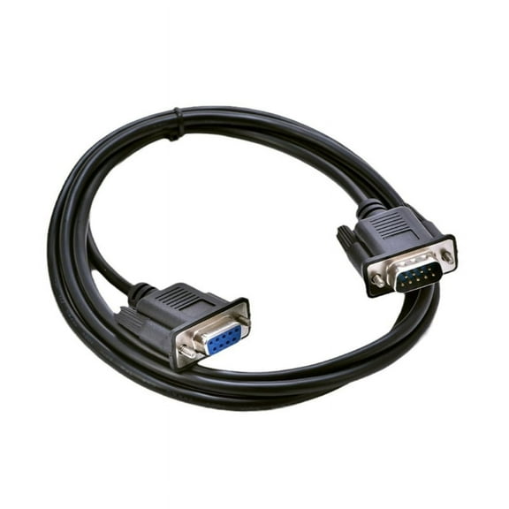 DB9 Pin Female to DB9 Male RS232 Connector Line DB9 Serial Port Programming Cable for Serial Data Transfer