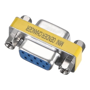 DB9 VGA Gender Changer Female to Female for Serial Applications Blue