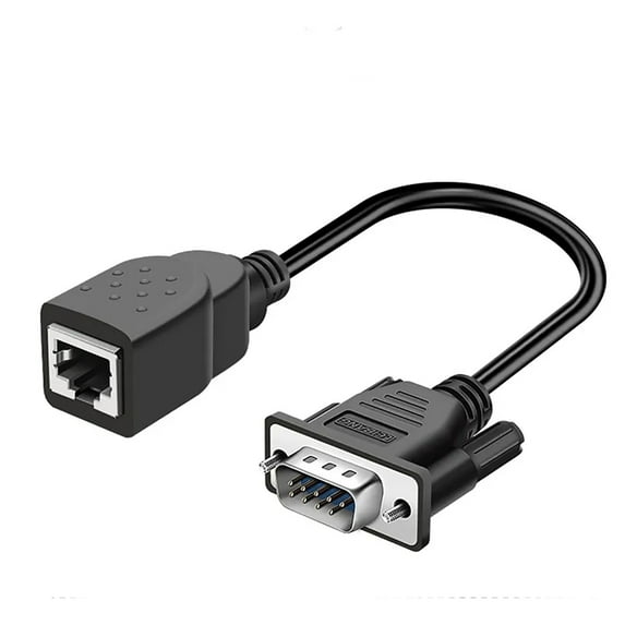 DB9 to RJ45 Converter Cable for Seamless Protocol Conversion DB9 to RJ45 Adapter