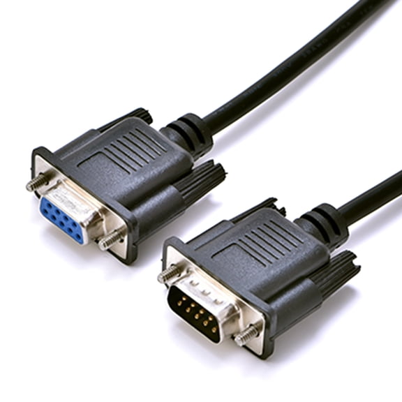 DB9Pin Port Male to Female Cable Data Transfer Computer Printer Connection Programming Cable