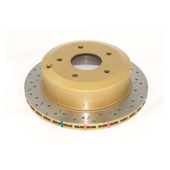 DBA 05 Pontiac GTO Rear Slotted & Drilled 4000 Series Rotor