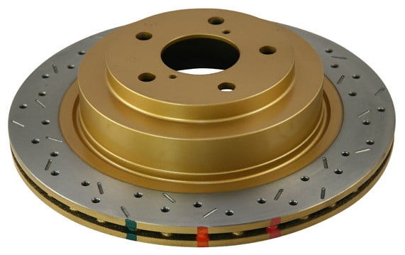 DBA 06-07 WRX / 05-08 LGT Rear Drilled & Slotted 4000 Series Rotor Fits select: 2004-2006 SUBARU FORESTER 2.5X, 2005 SUBARU LEGACY OUTBACK 2.5I