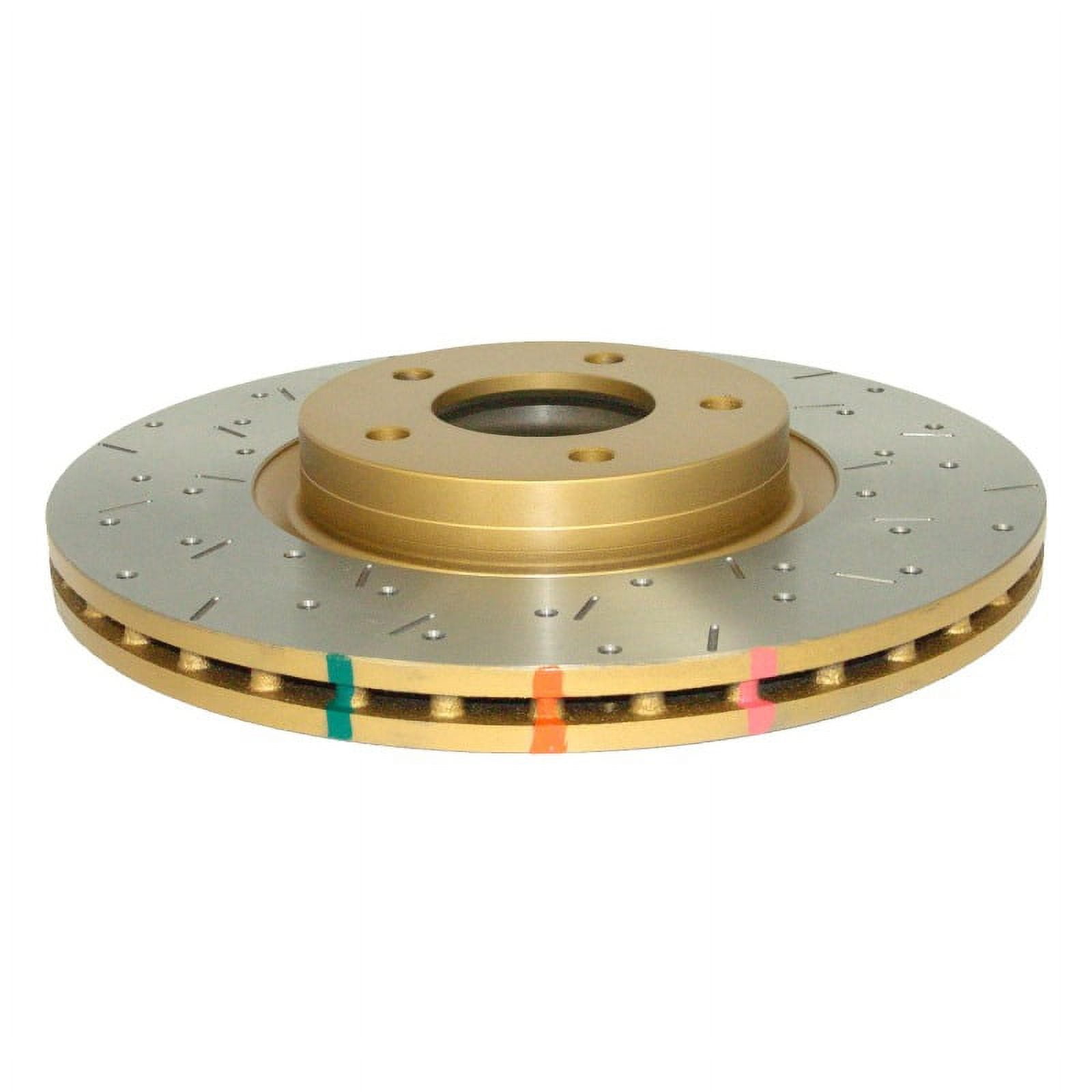 DBA 07+ Toyota LandCruiser 200 Series Rear Drilled and Slotted 4000 Series Rotor main image 0