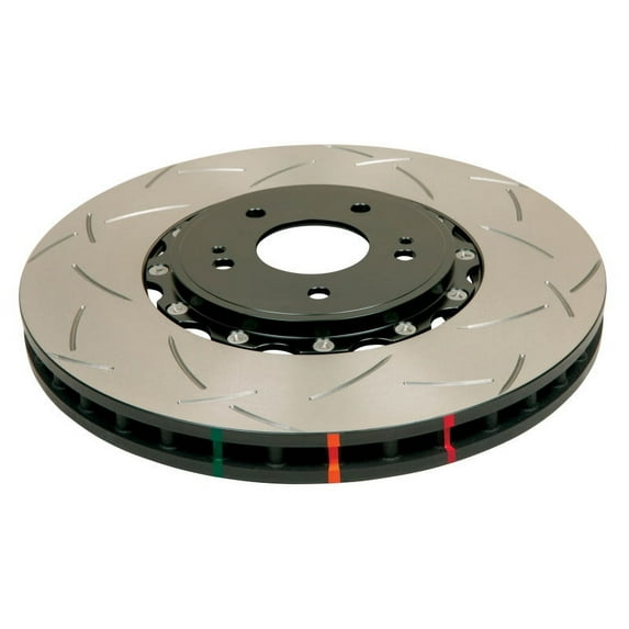DBA 11-15 Jeep Grand Cherokee Exc. SRT8 Front T3 5000 Series Slotted Rotor w/ Black Hat 350mm