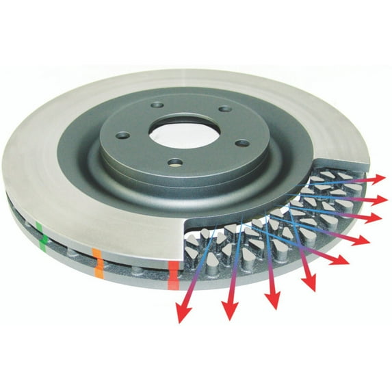 DBA 16-19 Ford Focus AWD (Series LZ) Street T2 Slotted Front Brake Rotor - 2968S