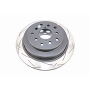 DBA 2001 Subaru Impreza WRX STI 10 Stud Hole Rear Slotted 4000 Series Uni-Directional Rotor