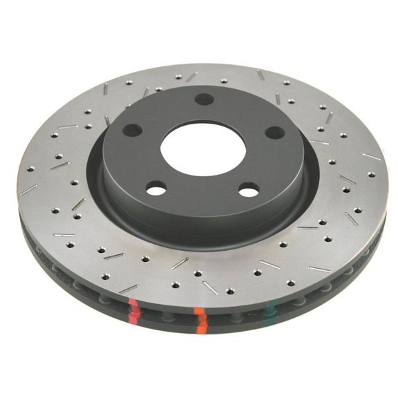 DBA 2016-2017 Ford Focus RS Drilled & Slotted 4000 Series Rotor