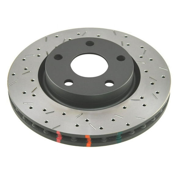 DBA 2016-2017 Ford Focus RS Rear Drilled & Slotted 4000 Series Rotor