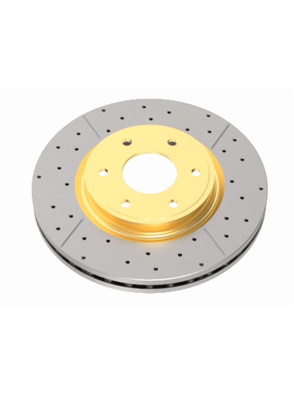 99+ Chevrolet Silverado Front Cross Drilled & Slotted Street Series Rotor