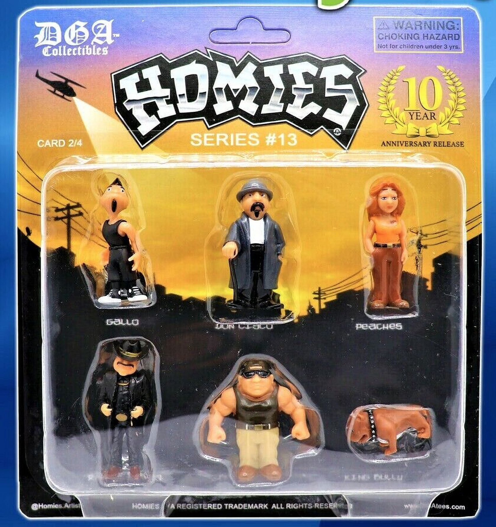 DBA Homies Series 13 CARD 2 4 Mini Action Figure Set
