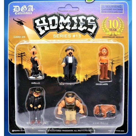 DBA Homies Series #13 "CARD 2/4" Mini Action Figure Set