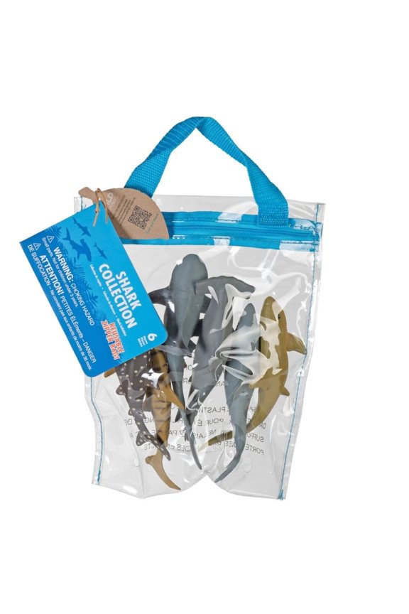 , Wild Republic Polybag Sharks Figurine Set