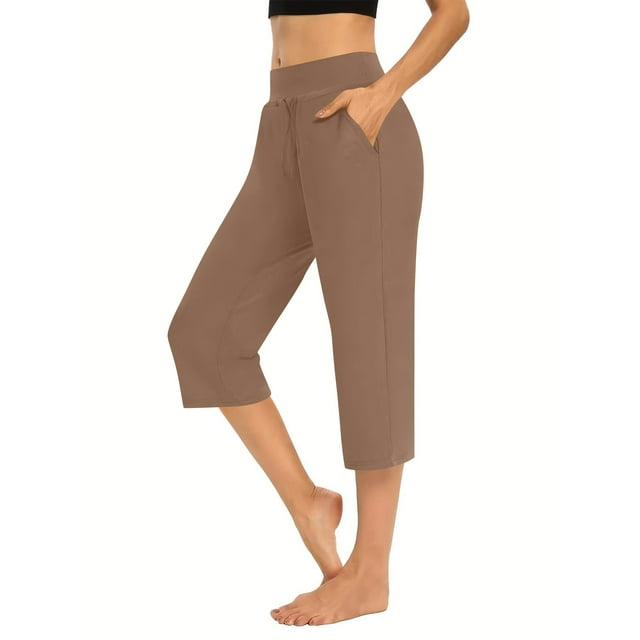 DBAIXID Capri Sweatpants for Women Casual Lightweight Capri Joggers