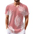 DBAIXID Mens Shirts Casual Hawaiian Short Sleeve Gradient Tie Dye