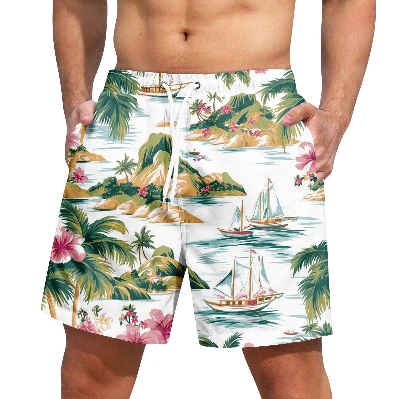 Swim Trunks American Eagle Bathing Suits Men Swimsuits American
