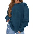 DBAIXID Womens Oversized Sweatshirts Hoodies Fleece Crew Neck Pullover