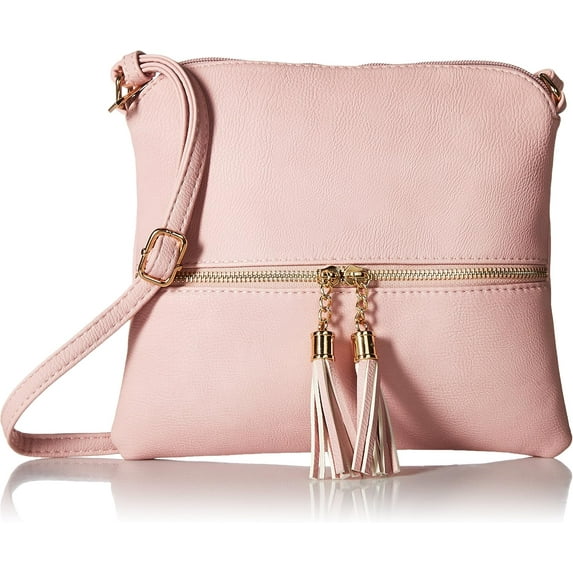 DBDlailai Lightweight Medium Crossbody Bag with Tassel