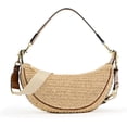 thumbnail image 1 of DBDlailai Straw Crossbody Bags for Women Beach Woven Hobo Handbag Summer Chic Crescent Shoulder Purses with Adjustable Strap 2024, 1 of 7