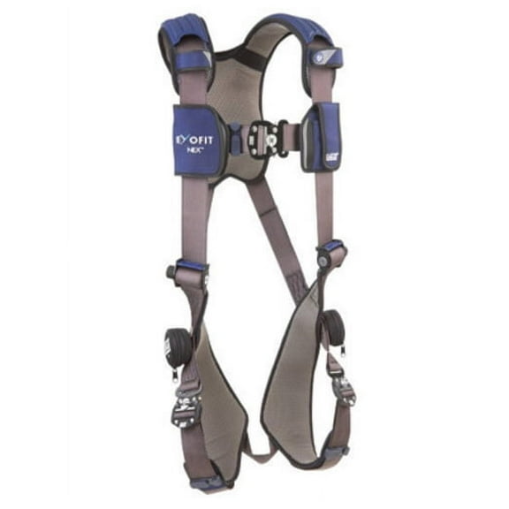 DBI/SALA Medium ExoFit NEX Full Body/Vest Style Harness With Tech-Lite Back D-Ring, Duo-Lok Quick Connect Chest And Leg Strap Buckle, Loops For Body Belt And Comfort Padding