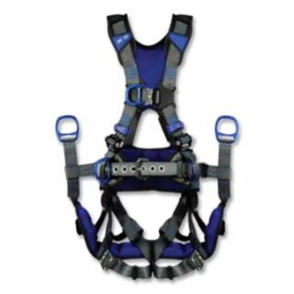 DBI Sala 098-1403211 X300 X-Style Tower Climbing Safety Harness - Back-Hi-Front D-Rings - Auto-Locking Quick-Connect-QC-Rev, Medium & Large