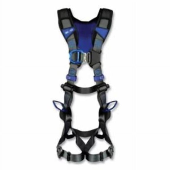 DBI Sala 098-1403215 X300 X-Style Wind Energy Safety Harness - Back-Front-Hip D-Rings - Auto-Locking QC-Revolver, Gray - Extra Large & 2X