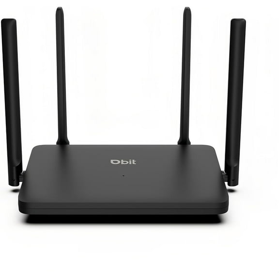 DBIT AX1800 WiFi 6 Router Dual Band Wireless Internet Router, Wireless Speed (Up to 1.8 Gbps) with 4 x Gigabit Ethernet Ports, MU-MIMO, OFDMA, WPA3, IPV6, EasyMesh, Guest WiFi, Parental Controls