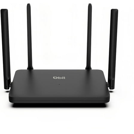 DBIT AX1800 WiFi 6 Router Dual Band Wireless Internet Router, Wireless Speed (Up to 1.8 Gbps) with 4 x Gigabit Ethernet Ports, MU-MIMO, OFDMA, WPA3, IPV6, EasyMesh, Guest WiFi, Parental Controls