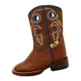 thumbnail image 1 of DBL Barrel 4416232-04 Double Barrel Western Boots Boys Kids, Brown - Size 4, 1 of 1