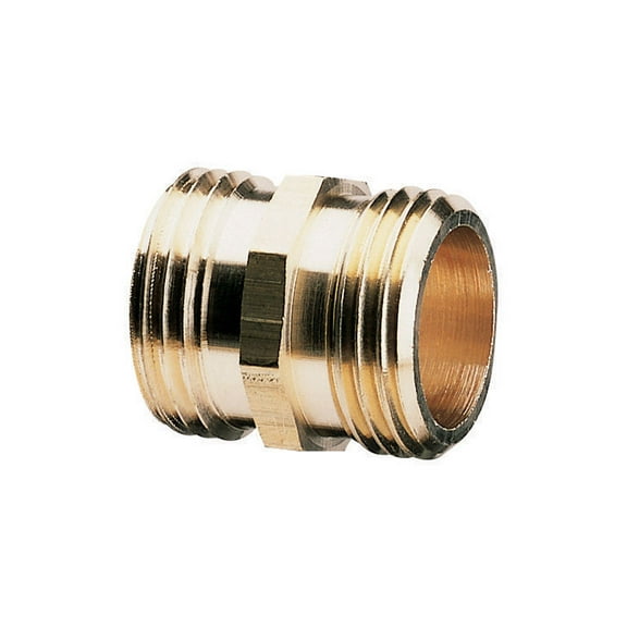 Gilmour 3/4-Inch Brass Double Male Hose Connector 7MH7MH