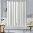 thumbnail image 1 of DBOZE Blackout Curtains 84 inches Long - Grommet Thermal Insulated Room Darkening Window Curtains for Bedroom, Set of 2 Panels (42 x 84 Inch, White, 1 of 5