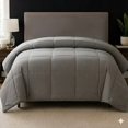 thumbnail image 1 of DBOZE Reversible Comforter, All-Season Lightweight Cotton Blend, Hypoallergenic Down Alternative Fill, Breathable & Box-Stitched Design(Gay,Queen), 1 of 4