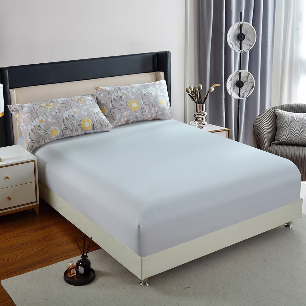 DBOZE Extra Deep Pocket Fitted Sheet Fits 18 to 24 inches, Soft Double Brushed Cotton Fitted