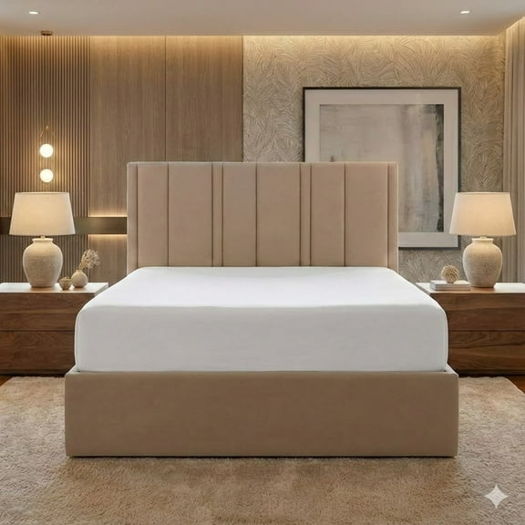 DBOZE Ultra-Soft Brushed Microfiber Queen Fitted Sheet - 15" Deep Pocket, Breathable & Cooling Bottom Sheet, Wrinkle & Fade Resistant (White)