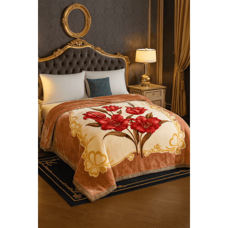 DBOZE Luxury Heavy Faux Mink Fleece Blanket King Size – Ply