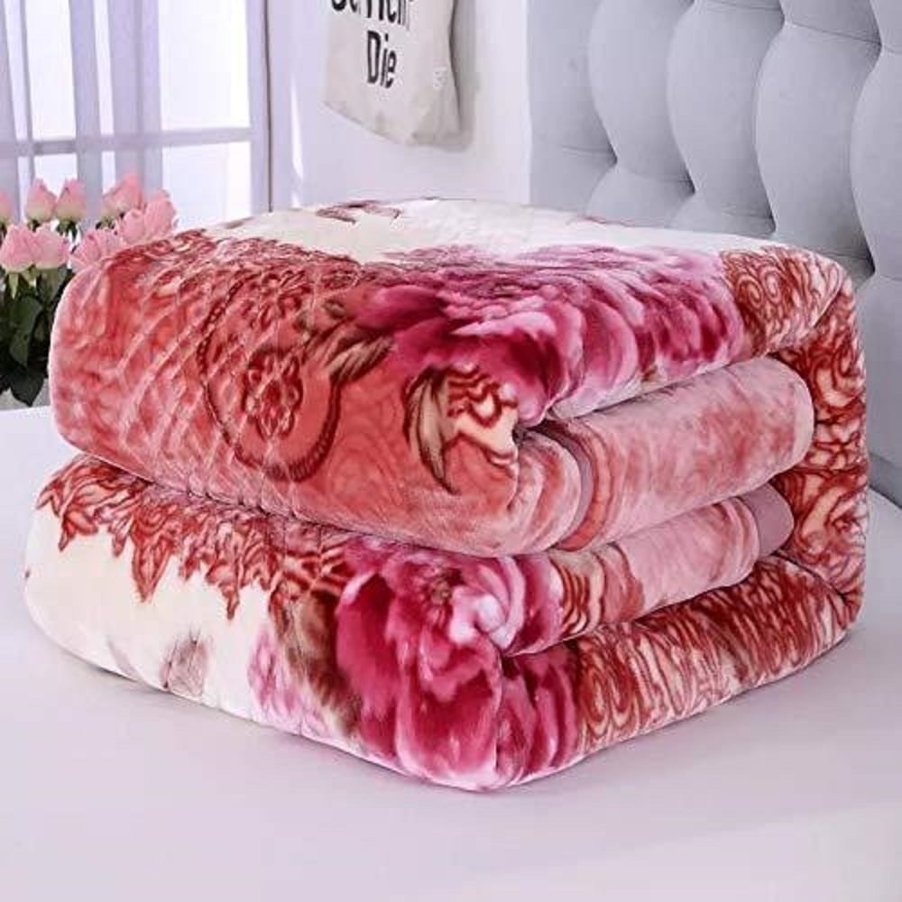 DBOZE Queen Size Weighted Warm Heavy Korean Mink Fleece Blanket