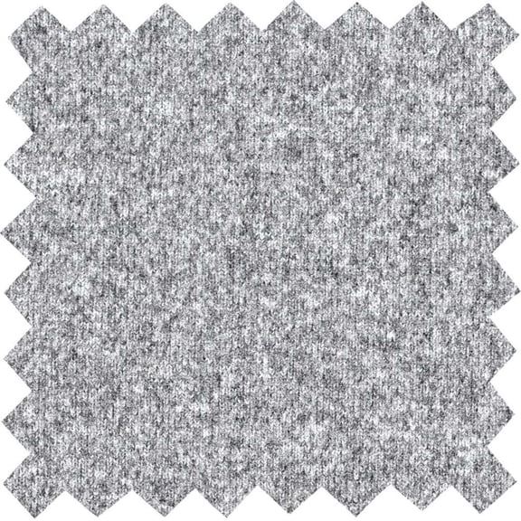 LitLook DBP Power Brushed Stretch Knit Fabric by the Yard - 250GSM Poly Spandex for Leggings, Yoga Wear, Dresses, Skirts - Heather Pearl - Sample