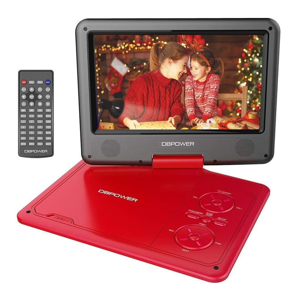 DBPOWER 11.5" Portable DVD Player with 5Hour Battery and Swivel Screen