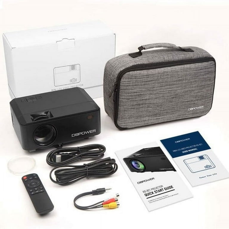 DBPOWER&nbsp; WiFi Mini Projector, 8000L HD Video Projector with