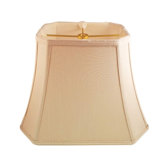 DBS-710-11EG Royal Designs 11" Rectangle Cut Corner Basic Lamp Shade, Eggshell, (4 x 6) x (8 x 11) x 8
