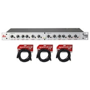 DBX 234XS Rack Mount Stereo 2/3/4-Way Crossover Pro Audio Sound Processor+Cables