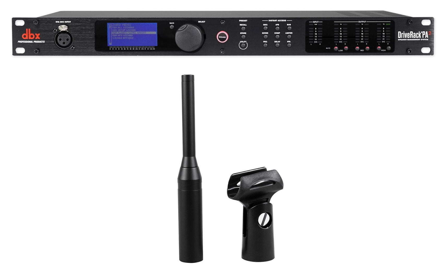 DBX DriveRack PA2 Signal Processor Speaker Management+Auto