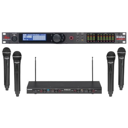 DBX VENUE360 VENU 360 DriveRack 3x6 PA Speaker Sound Processor System+Samson Mic