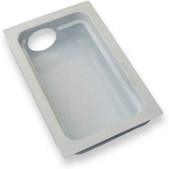 DBX1000M Metal Dryer Vent Box with Snap-On Trim Ring, 6" Round Outlet, 22-Gauge Steel, Powder-Coated White